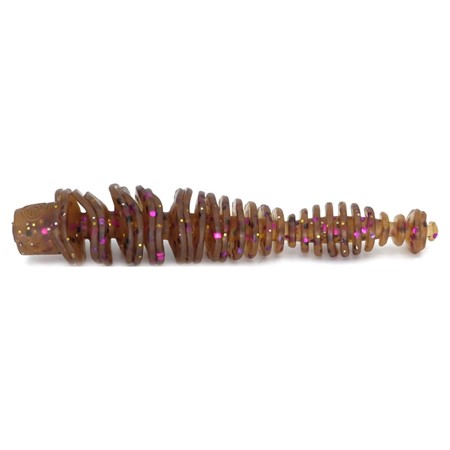DFC Worm 8cm 6-pack Green Pumkin Purple