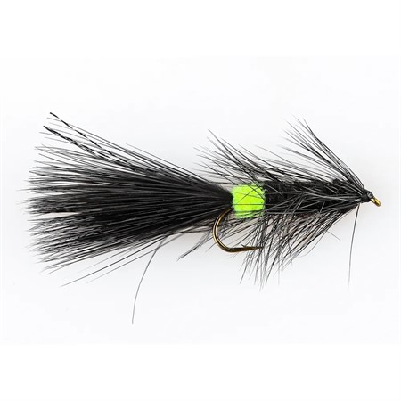 BLACK WOLLY BUGGER  #10