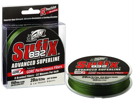 832 Braid Lo-Vis Green 120m 0,28mm