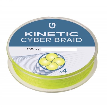 Kinetic 4 Braid 150m 0,25mm/21,0kg Fluo Yellow