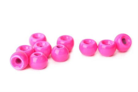 Tungsten Beads 4,6mm Fluo Pink
