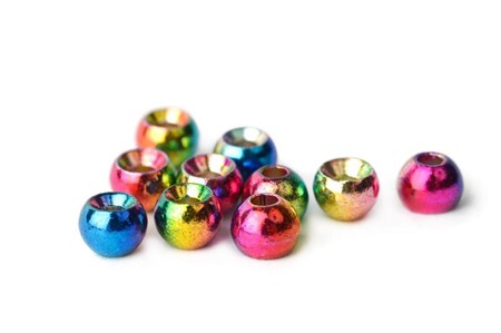 Tungsten Beads 4,6mm Rainbow
