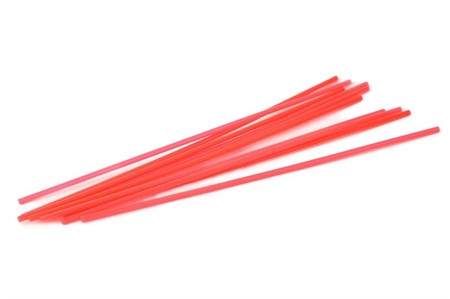Tubes 3mm Fluo Red