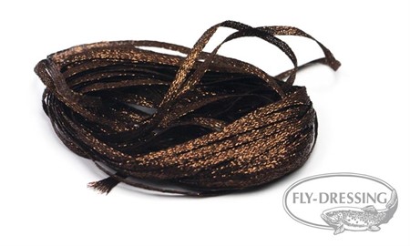 Mini Flat Fly Braid Chocolate Brown