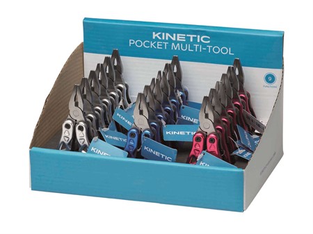 "Kinetic Pocket Multi-Tool 4"" Red"