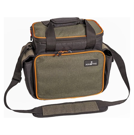 LURE BAG 4 BOX SYSTEM L OLIVE MELANGE/ORANGE