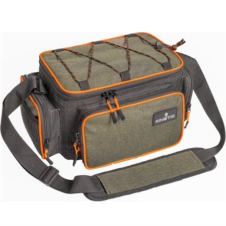 LURE BAG 2 BOX SYSTEM M OLIVE MELANGE/ORANGE