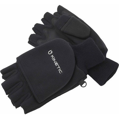Kinetic Wind Stop Foldover Mitt XL Black