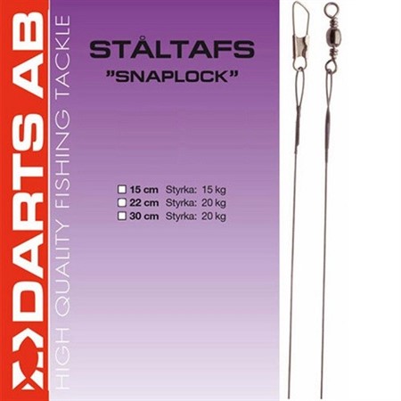 STÅLTAFS SNAPLOCK-10cm