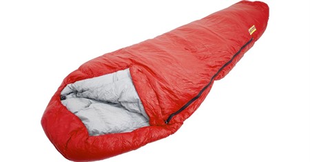JR GEAR Sovsäck Down Sleeping Bag 750, Red 210x80x51cm