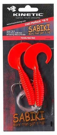 Kinetic Sabiki Cod/Pollock #6/0 Red
