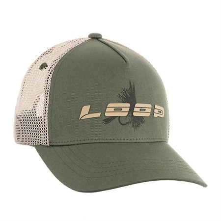 Loop Fly Trucker Cap, River Green