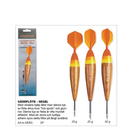 Darts Gäddflöte Segel 20g