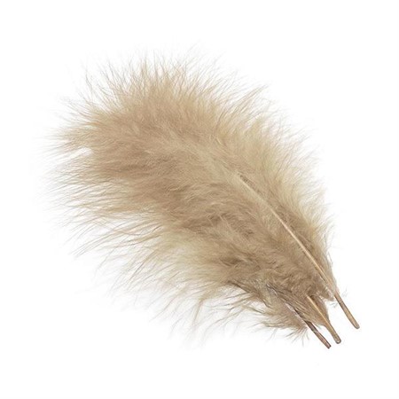 Select Marabou Plumes Tan