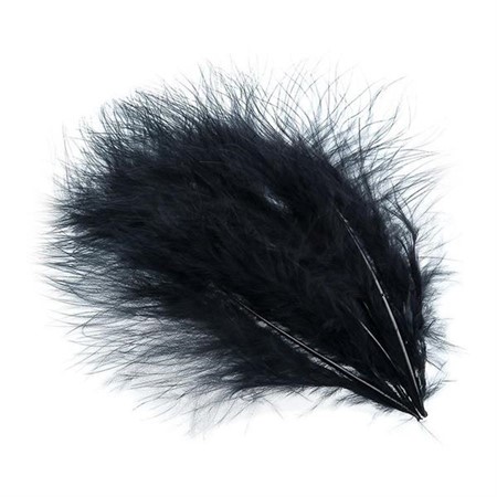 Select Marabou Plumes Black