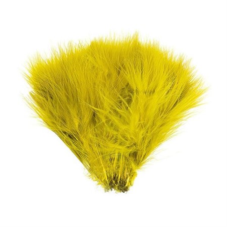 Strung Marabou Yellow Olive