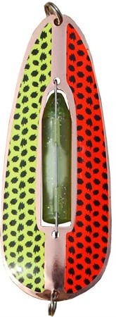 Muskus copper 114mm with Orange sticker Orange fly