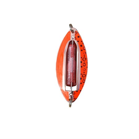 Muskus copper 81mm with red sticker and black dots
