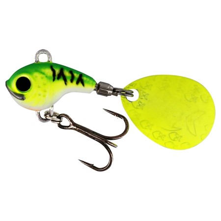 DropBite Tungsten Spin Tail Jig 1,6cm 7g Chartreuse Ice