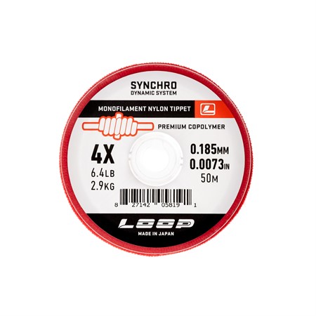 Synchro Monofilament Tippet - 4X 0,185 mm