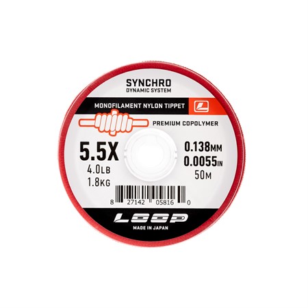 Synchro Monofilament Tippet - 5,5X 0,138 mm