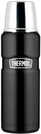 Ståltermos King 0,5 l Matt svart