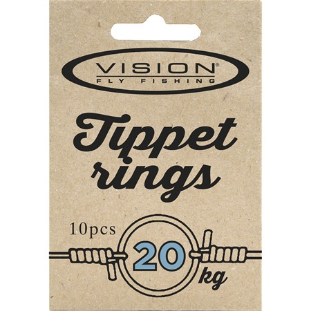 TIPPET RINGS, Big 20kg. test