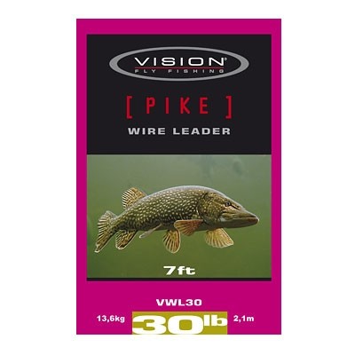 PIKE wire leader 30lb/7ft